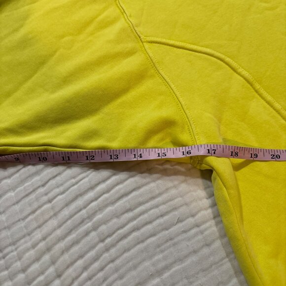 NWT Free People Margarita Hoodie Chartreuse Oversized Pullover – Women’s M - Picture 13 of 13